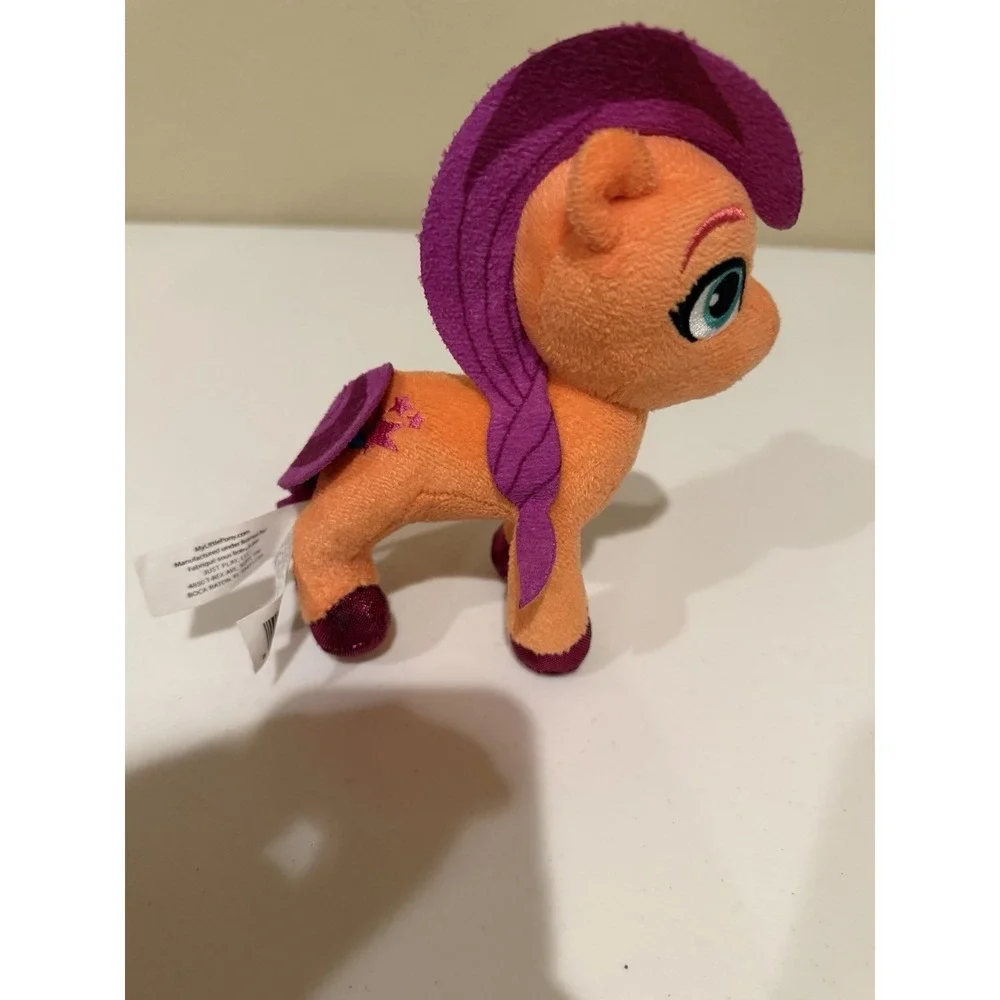 My Little Pony Orange Purple Plush Stuffed Animal Toy Hasbro 2021 Just Play 6